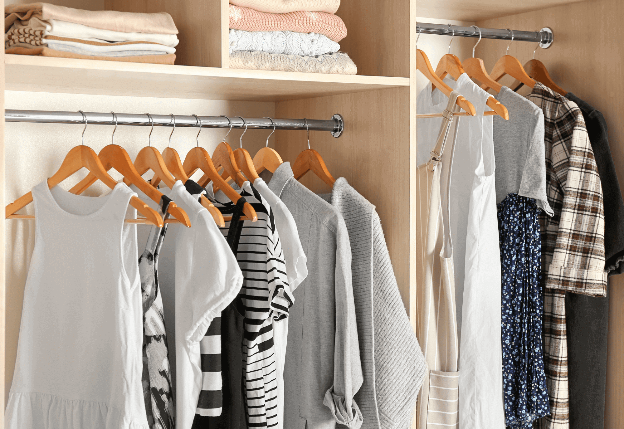 How to Organize a Small Closet with Lots of Clothes